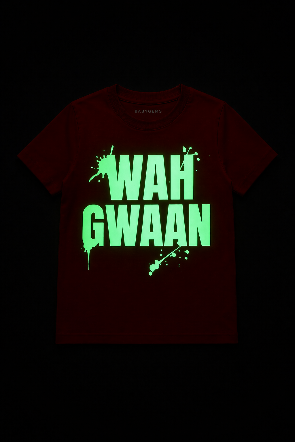 Wah Gwaan Glow Tee – (Glow in the Dark)