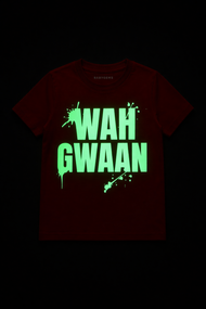 Wah Gwaan Glow Tee – (Glow in the Dark)