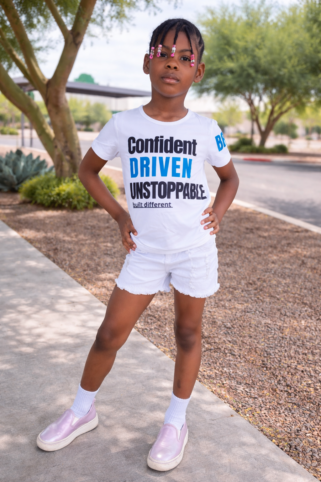 Confident. Driven. Unstoppable. Tee