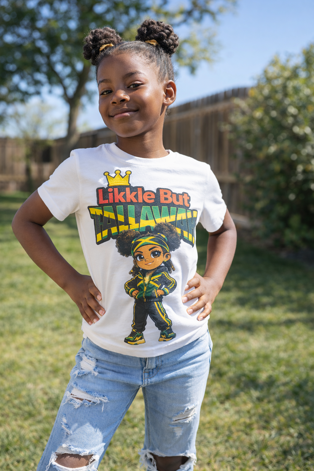 Likkle but Tallawah Girls Graphic Tee