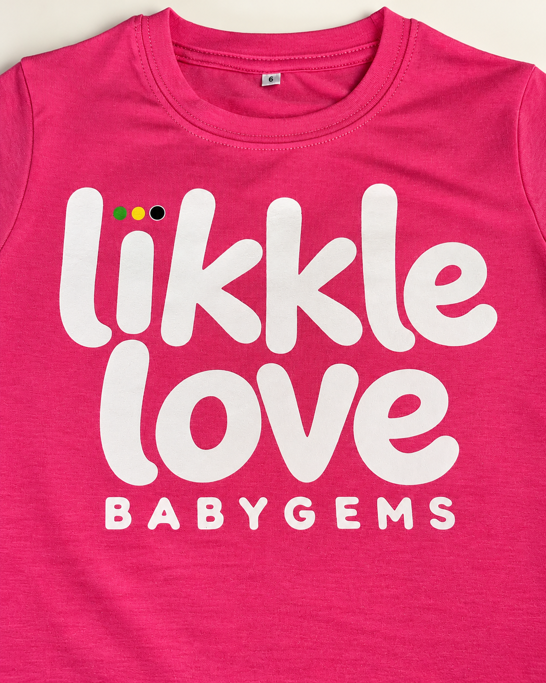 Likkle Love Kids Graphic Tee – Pink