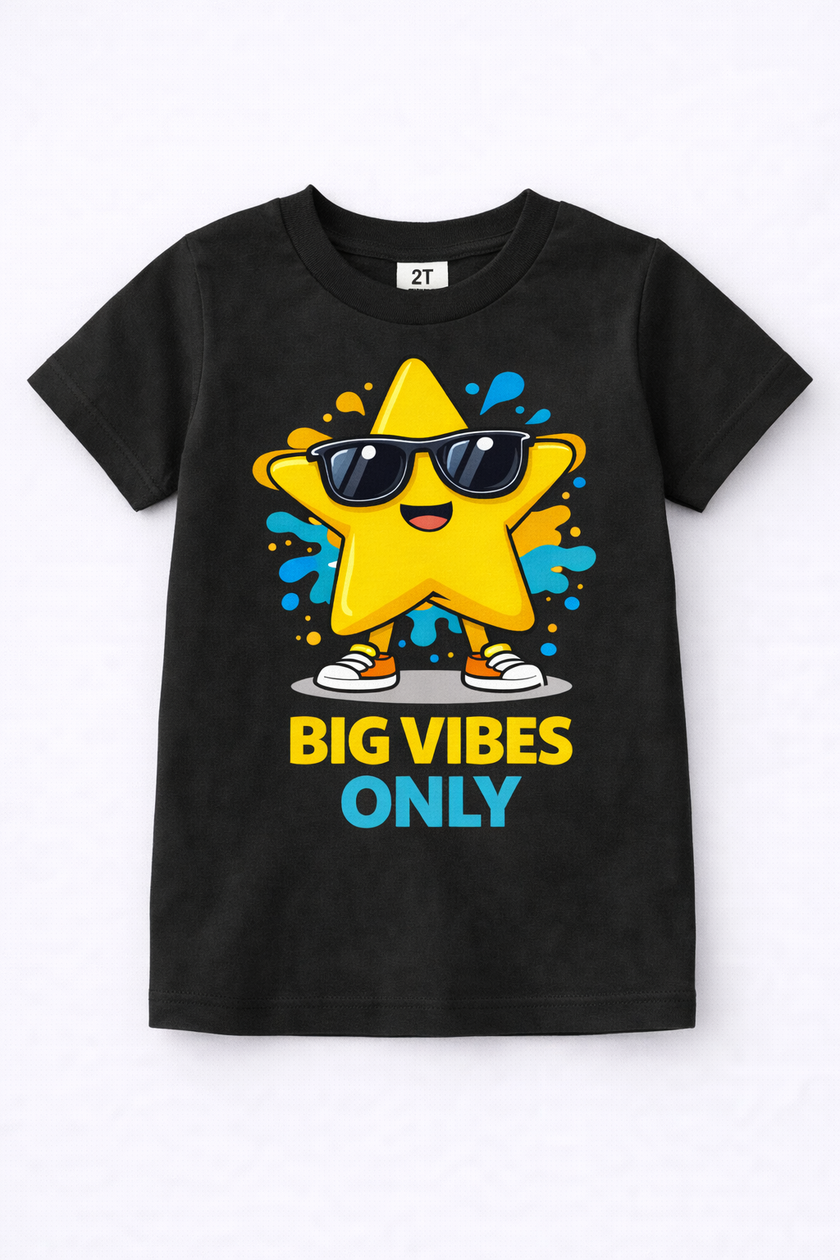 Big Vibes Only Boys Graphic Tee