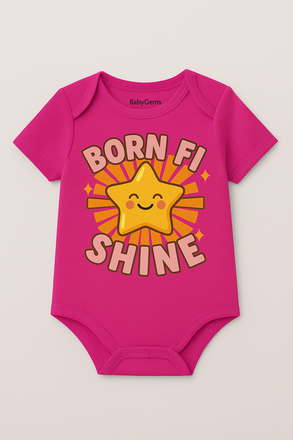Born Fi Shine Baby Girl Bodysuit