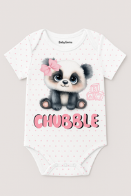 Chubble Panda Baby Girl Bodysuit
