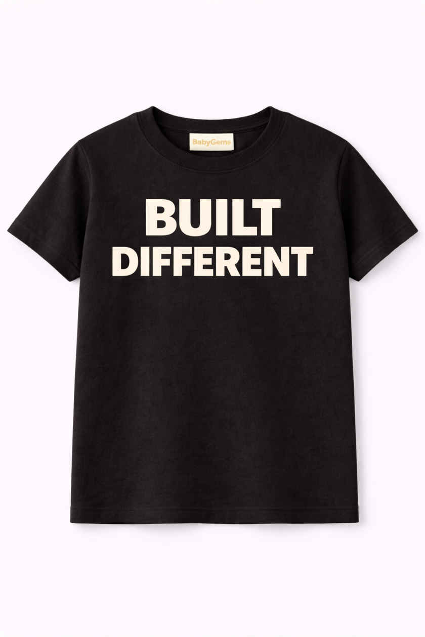 Built Different Boys Graphic Tee