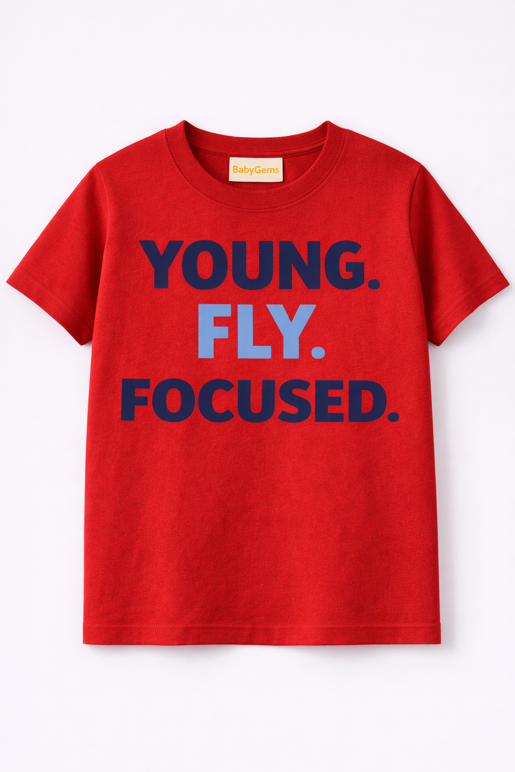Young Fly and Focused Boys Graphic Tee